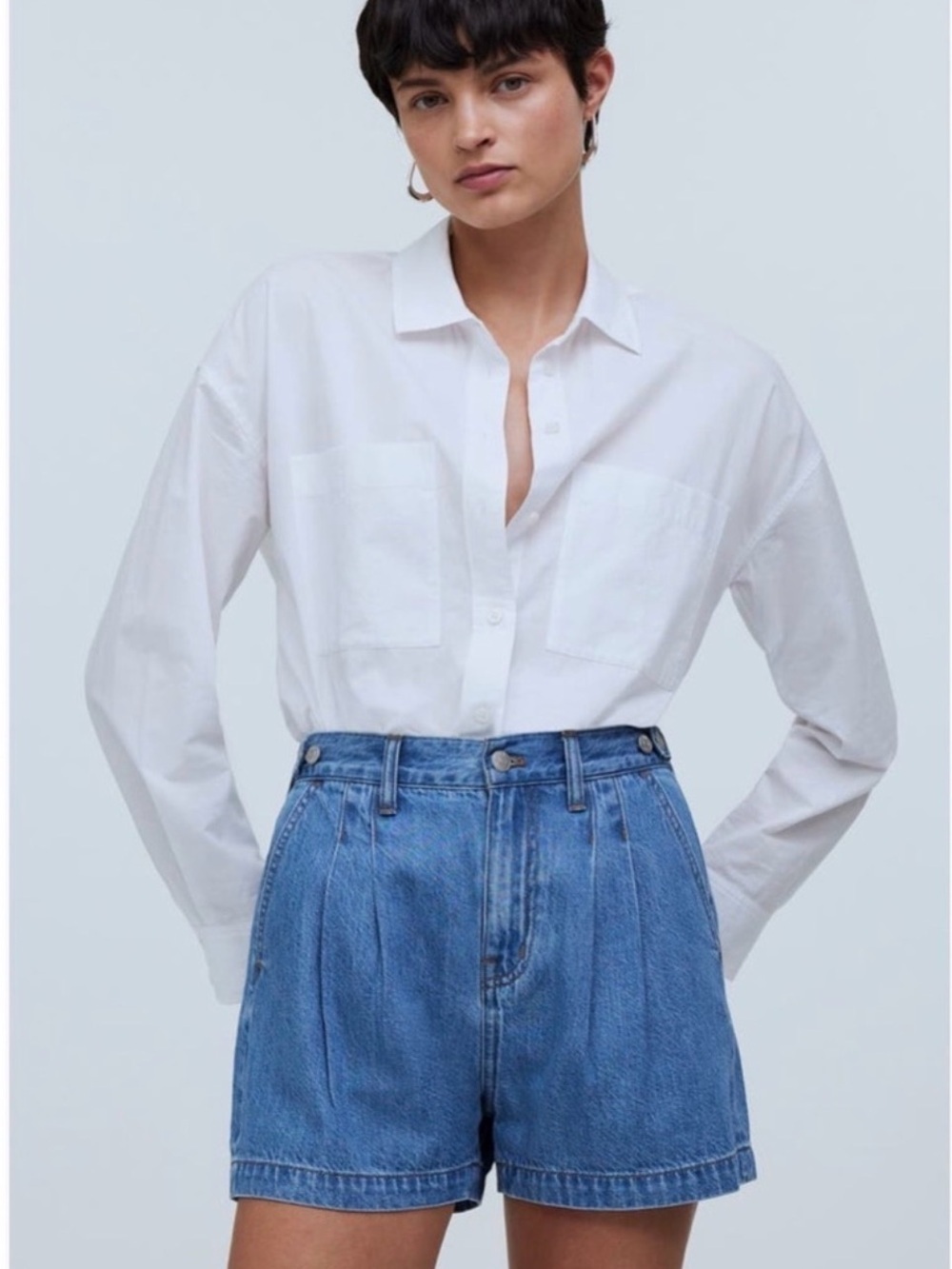 MADEWELL The Harlow High Rise Jean Shorts Sz 31''